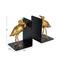 Hello Honey® 6" Gold Decorative Cast Iron Bird Bookends Set